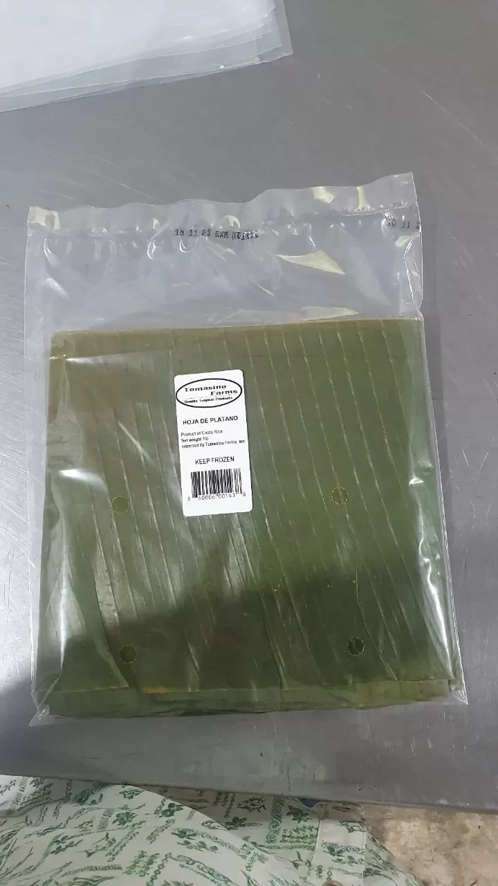 Frozen Banana Leaves (Hoja de Platano) Costa Rica