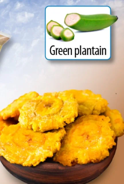 Green Plantain Tostones (patacones) Costa Rica