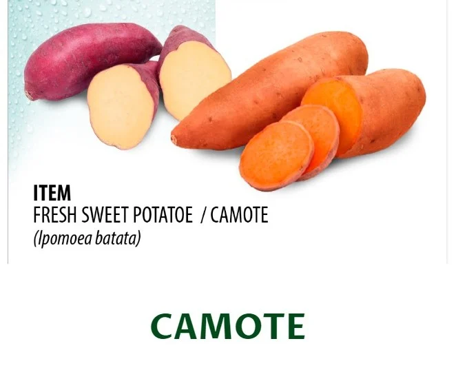 Fresh Sweet Potato Costa Rica